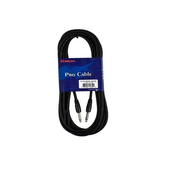 Cable Instrumento Kirlin Ic-241 Bk De 6 Metros