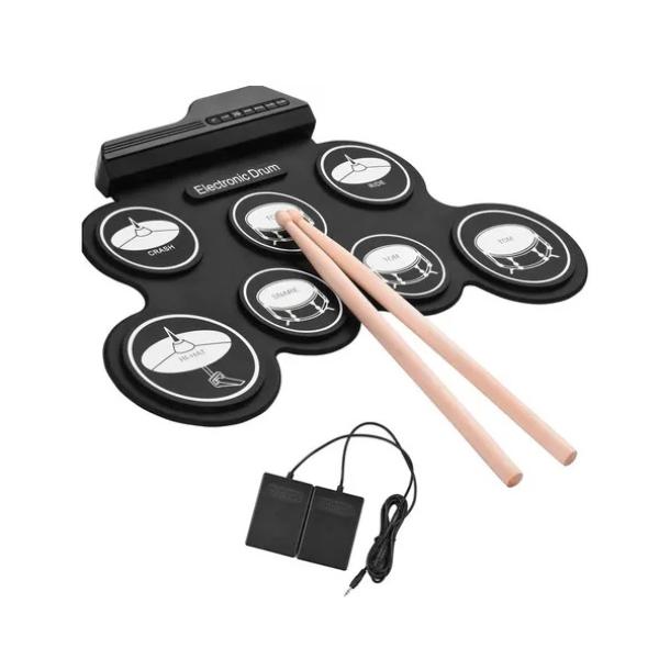 Kit Batería Electrónica Digital Drum + Pedal De Sustain
