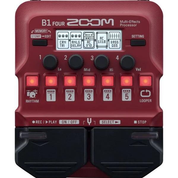 Procesador de Efectos Zoom B1 Four 120GL Bajo