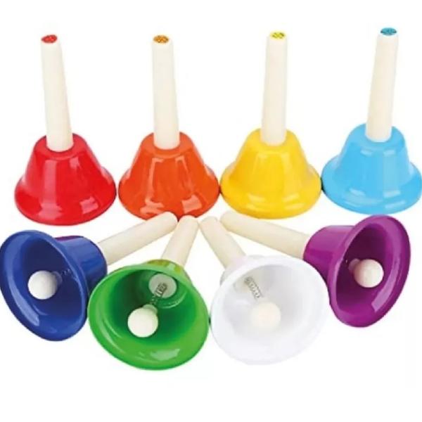 Juego De Campanas De Mano Timbre 8 Notas