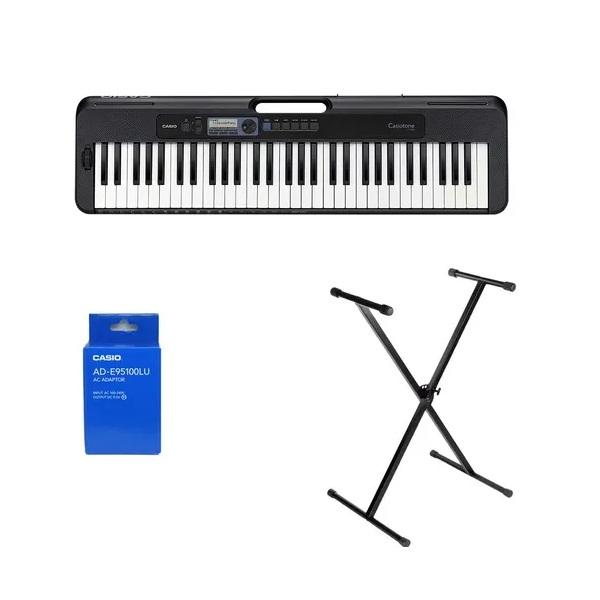 Teclado Organeta Casio Ct-s300 5 Octavas Adaptador + Base