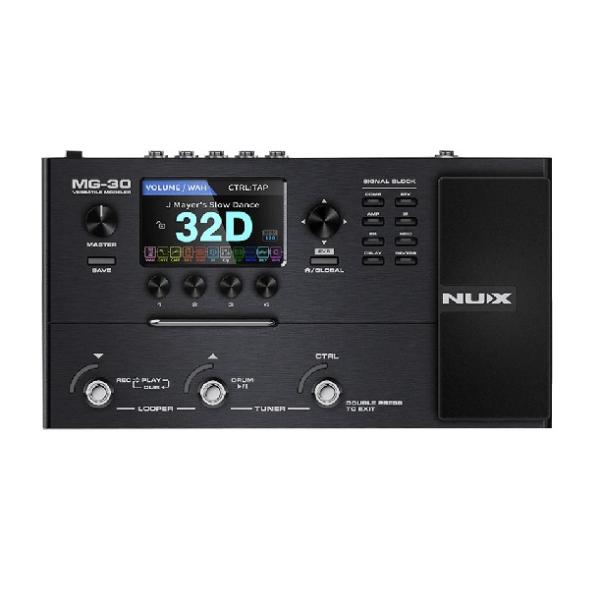 Pedalera Nux Mg-30 Multi-efectos Para Guitarra Eléctrica