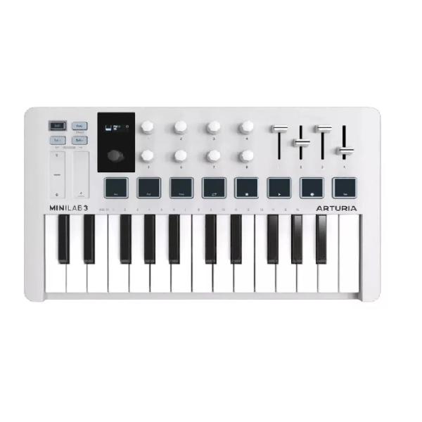 Controlador Teclado Midi Arturia Minilab 3 Blanco 25 Teclas